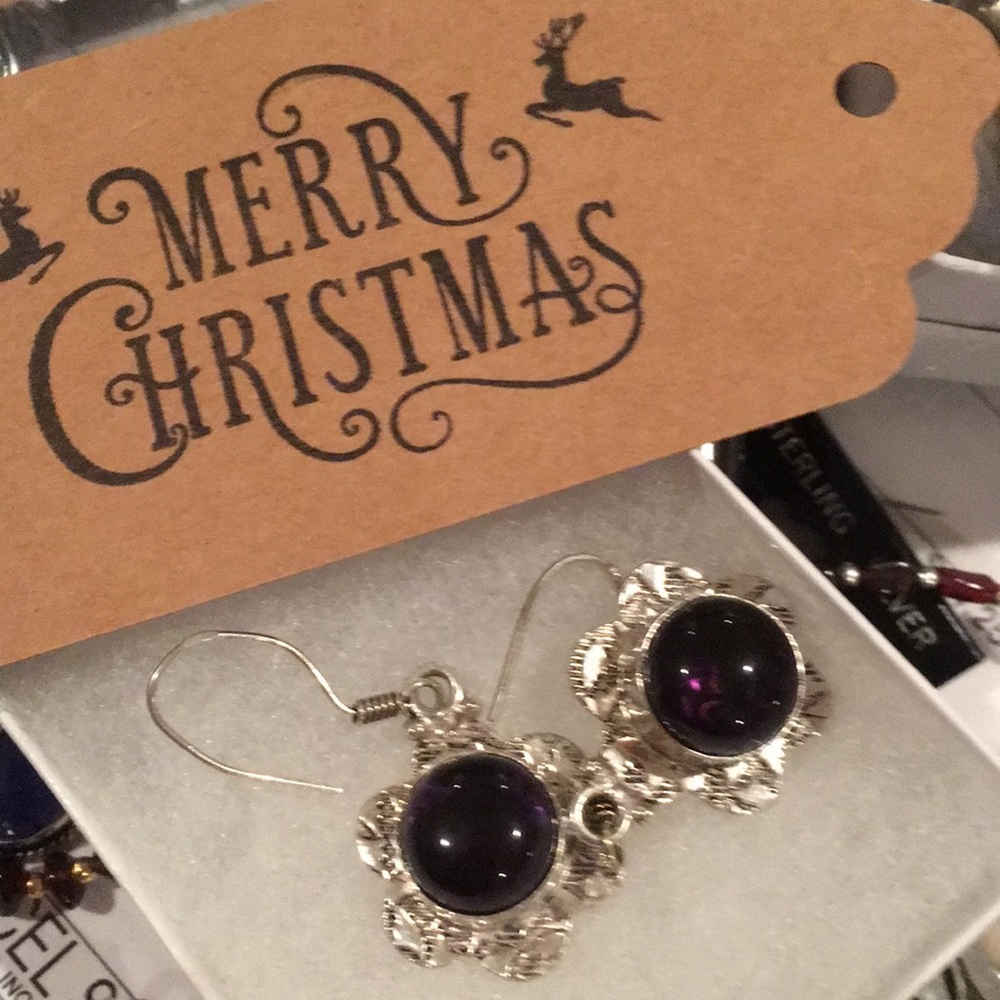 Amethyst Silver. 925 Sterling
